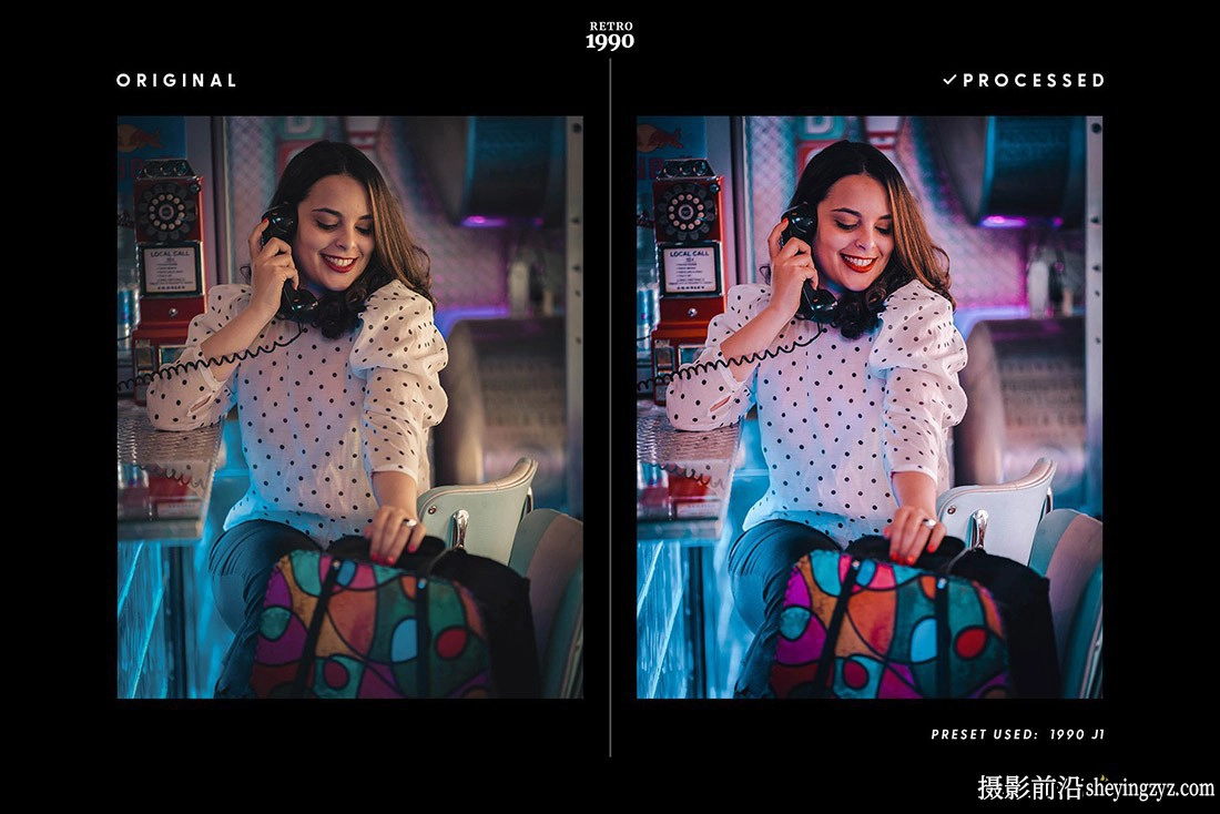 90年代经典通透复古胶片LR预设ACR调色预设1990 Retro - Presets