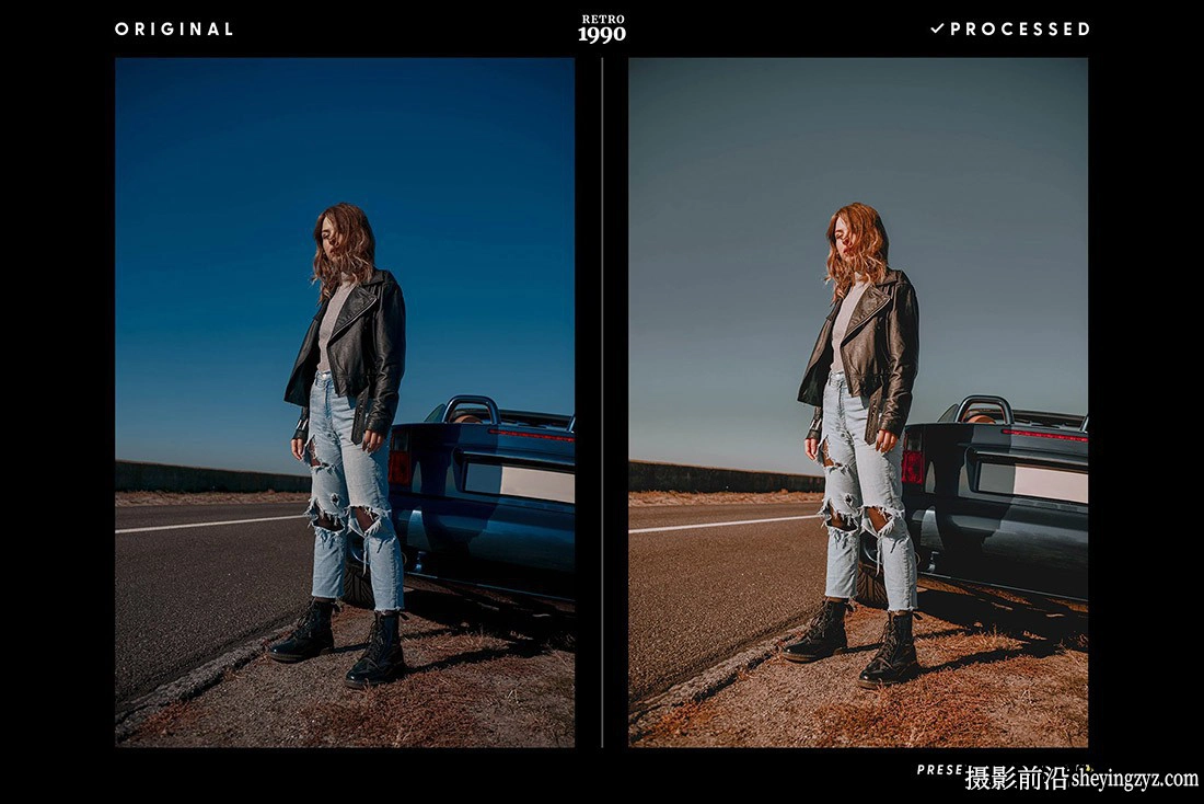 90年代经典通透复古胶片LR预设ACR调色预设1990 Retro - Presets