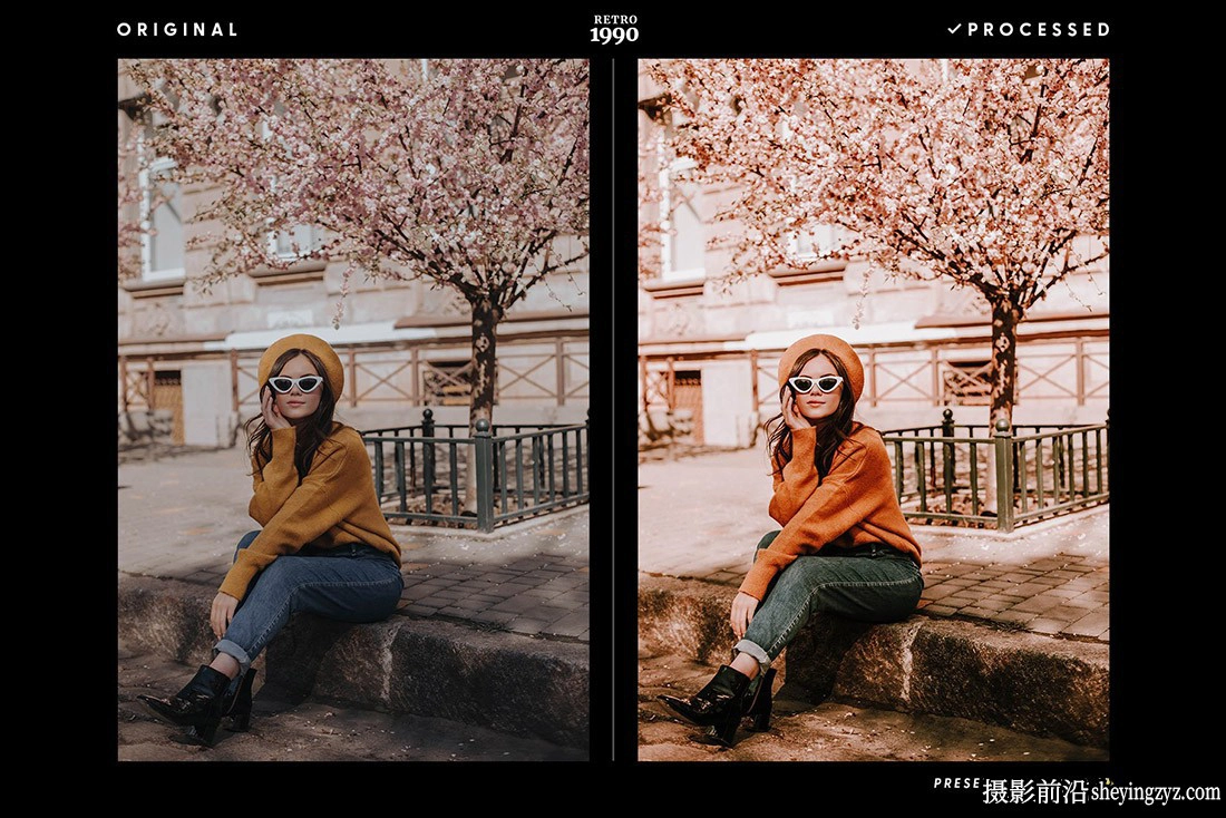 90年代经典通透复古胶片LR预设ACR调色预设1990 Retro - Presets