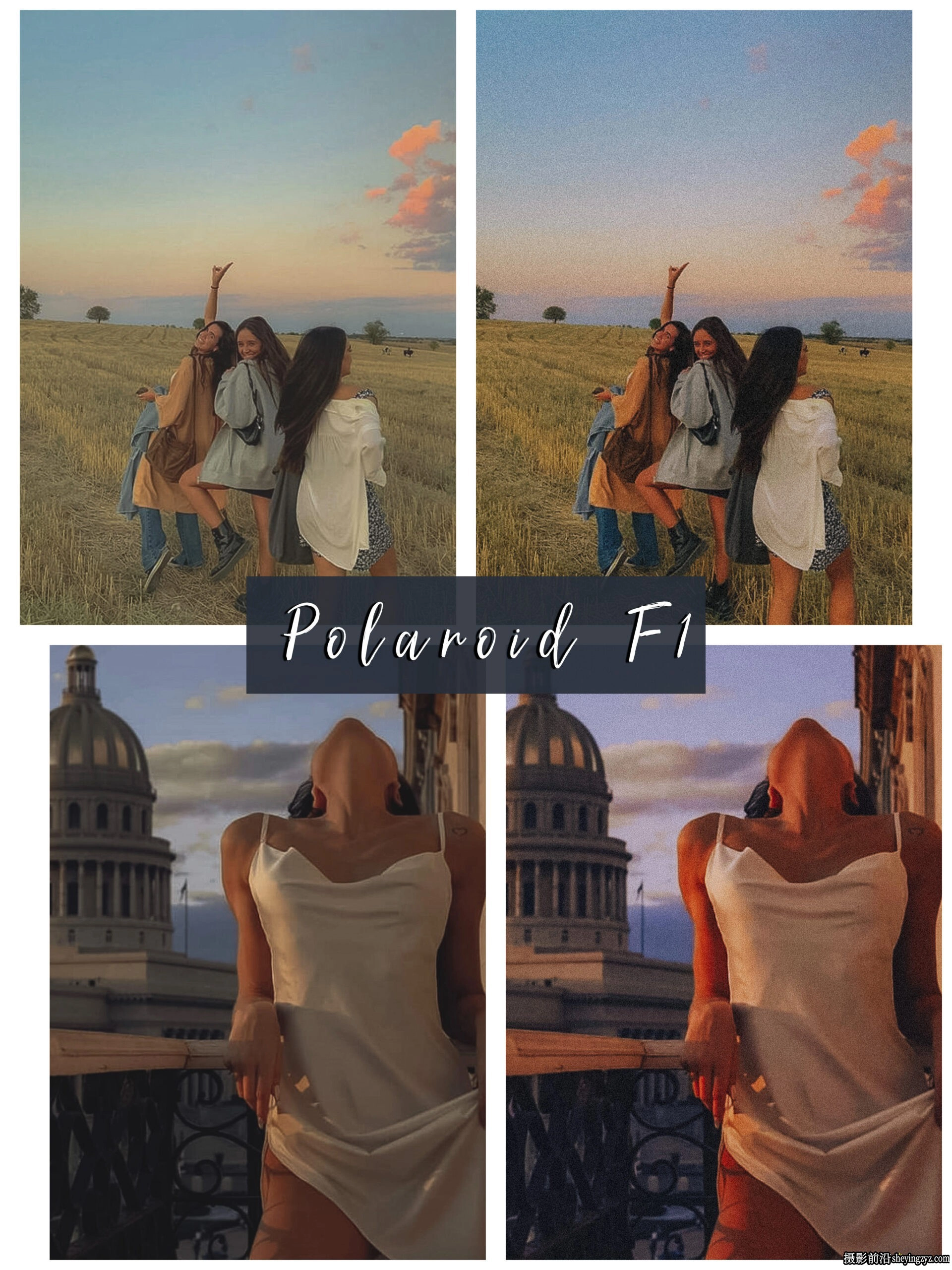 宝丽来复古胶片LR预设手机lr预设 POLAROID Film Vintage Presets