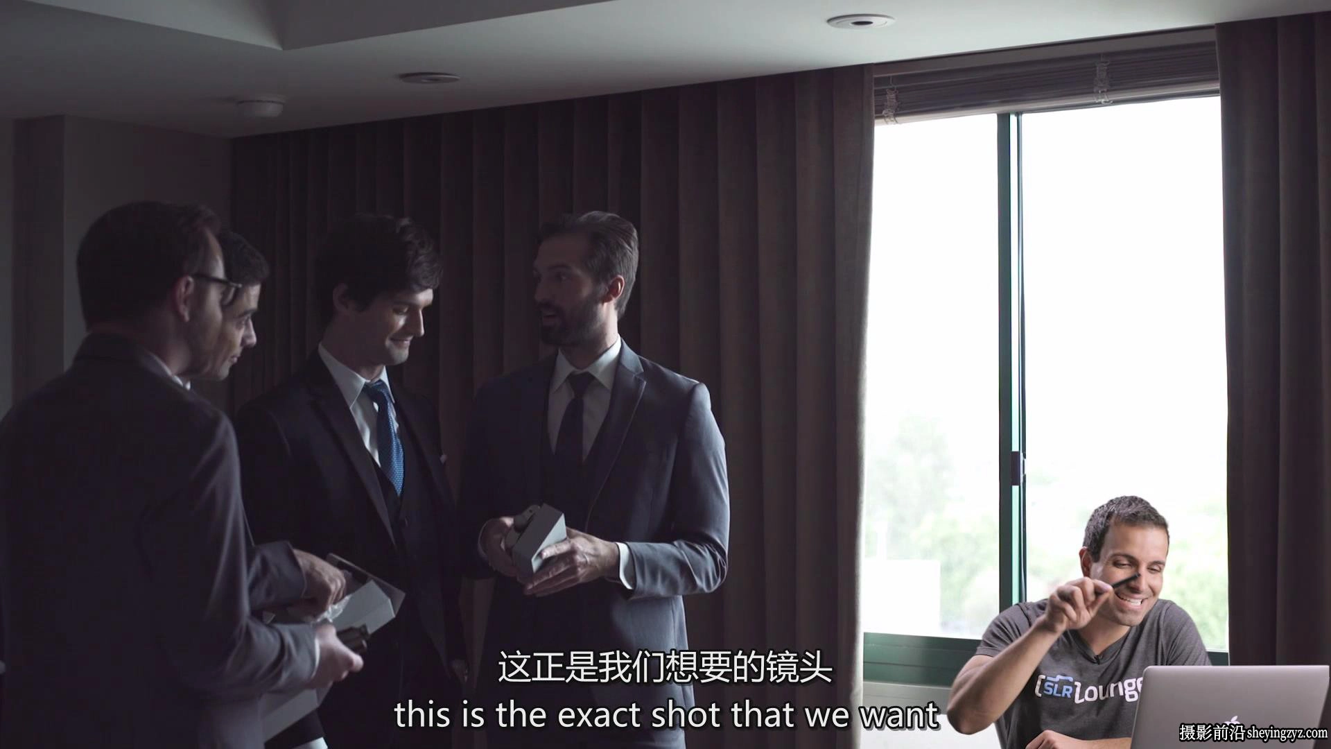 SLR Lounge-婚礼摄影系统教程(2)拍摄新郎伴郎教程-独家中英字幕