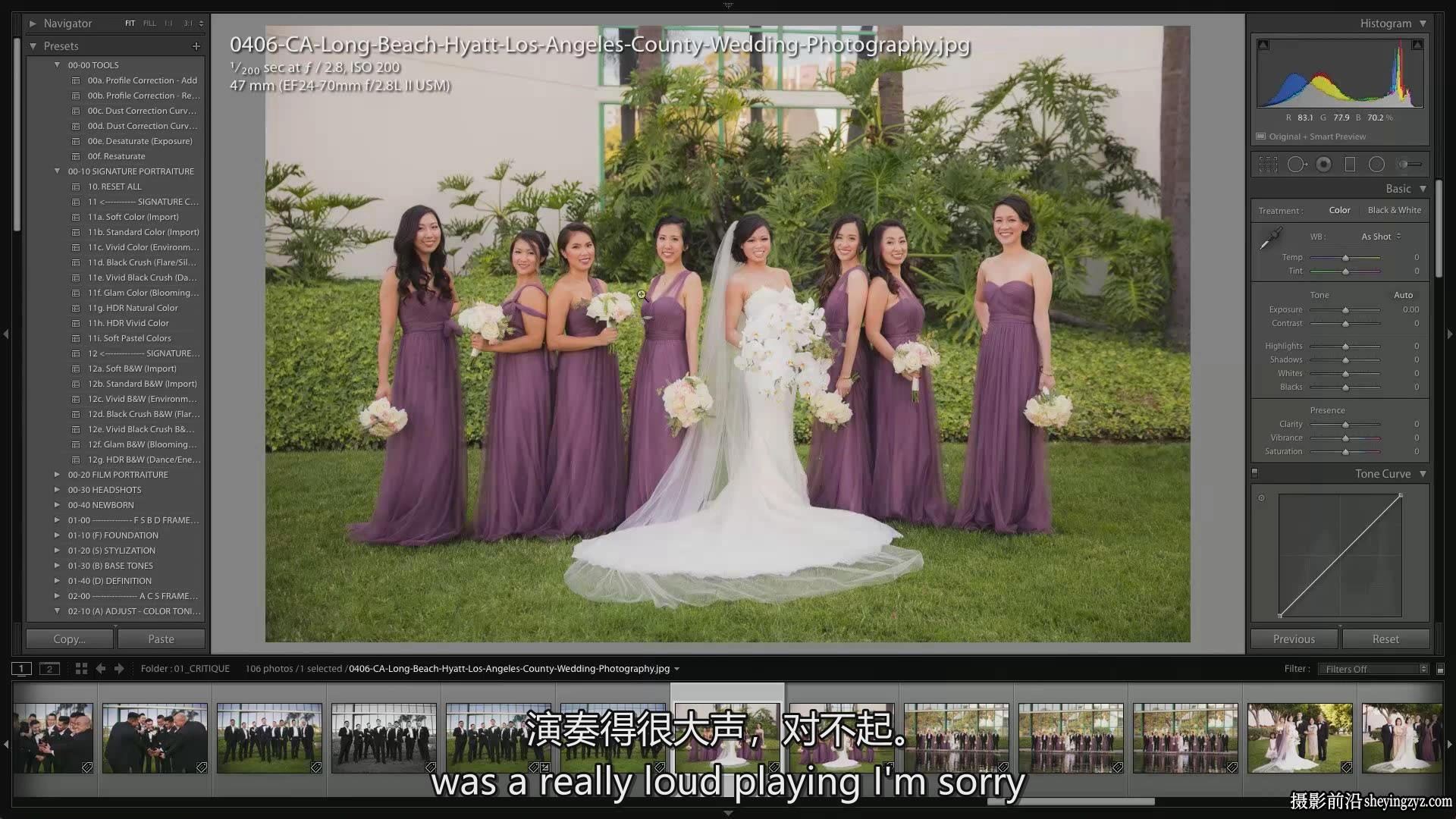 SLR Lounge-婚礼摄影系统教程(7)团体婚礼摄影教程-独家中英字幕
