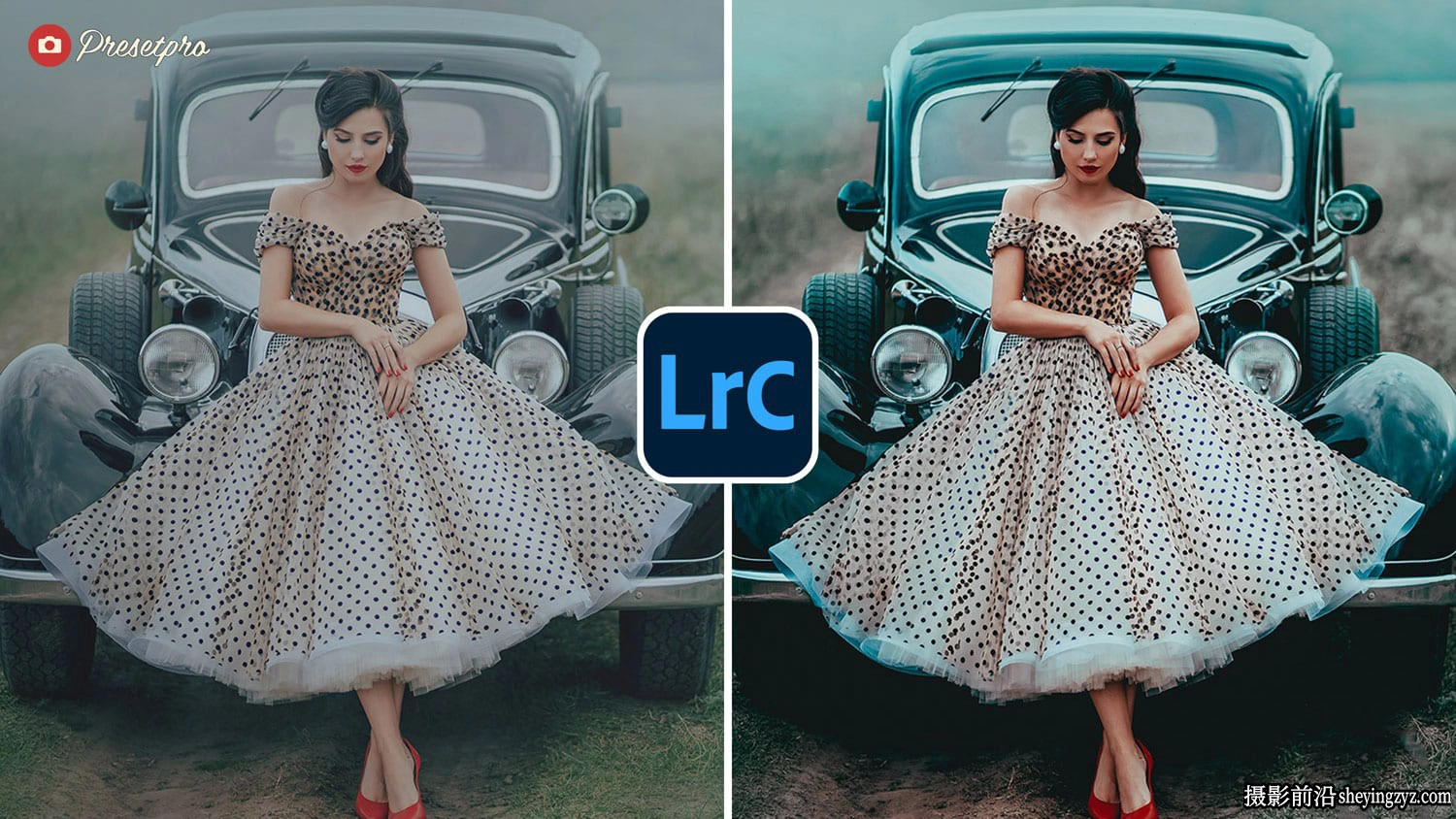 电影蓝调清新人像LR预设ACR调色预设 Lightroom Preset Moody Blue