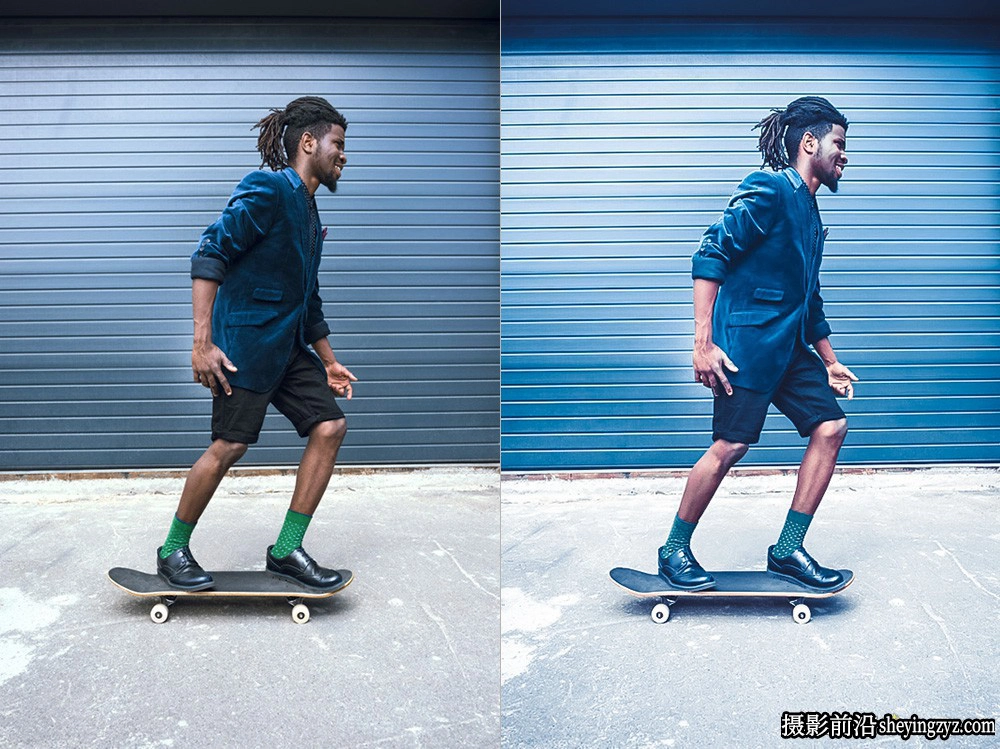蓝调旅拍电影人像LR预设ACR调色预设 OnPresets -BLUEBER Lightroom