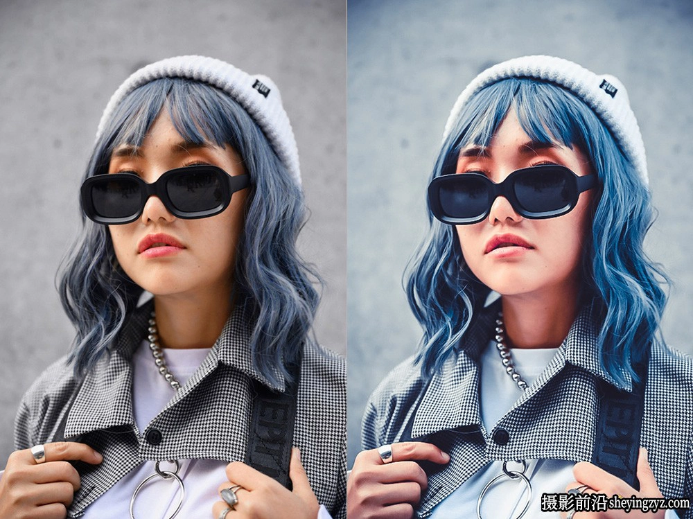 蓝调旅拍电影人像LR预设ACR调色预设 OnPresets -BLUEBER Lightroom