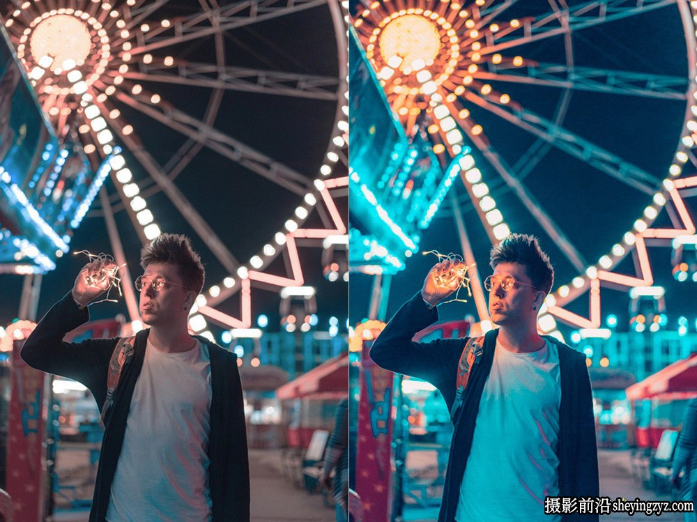 港风城市街拍霓虹灯人像LR预设ACR调色预设 OnPresets - NEON
