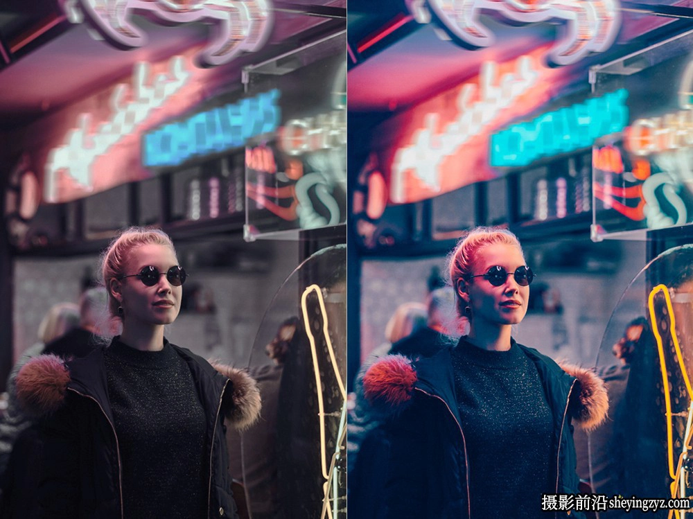 港风城市街拍霓虹灯人像LR预设ACR调色预设 OnPresets - NEON