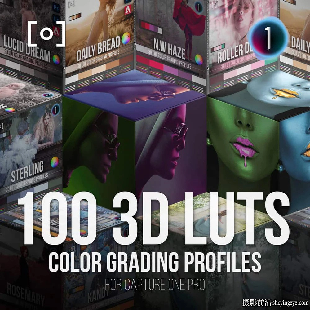 PROEDU-100+大师级预设适用于Capture预设飞思样式3DLUT预设C1预设