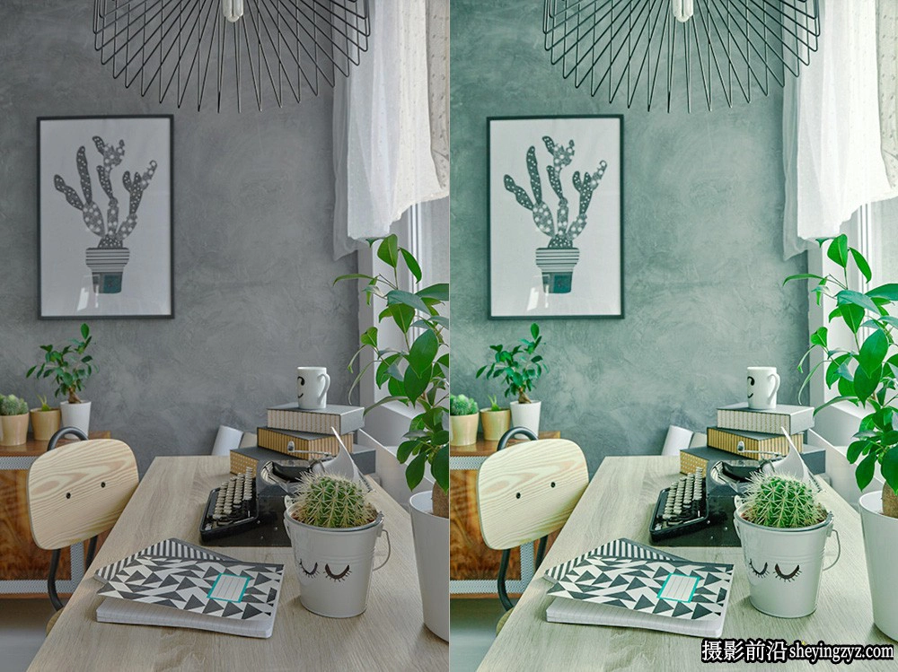网红风格人像清新绿色调LR预设ACR调色预设 OnPresets -CACTUS