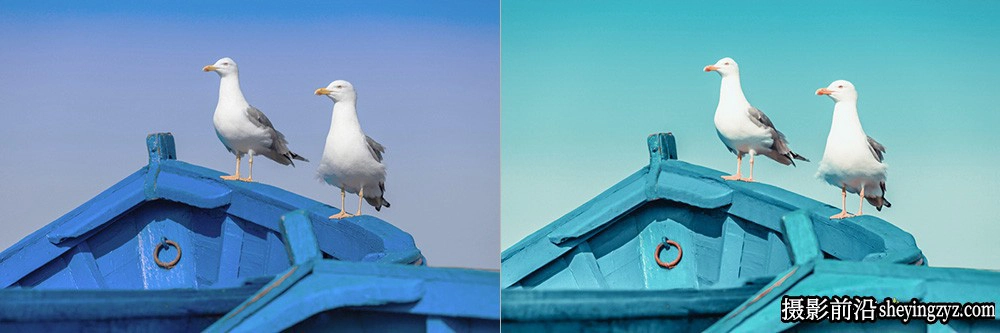 旅拍海洋蓝风光人像调色LR预设ACR预设 OnPresets- OCEAN BLUE Presets