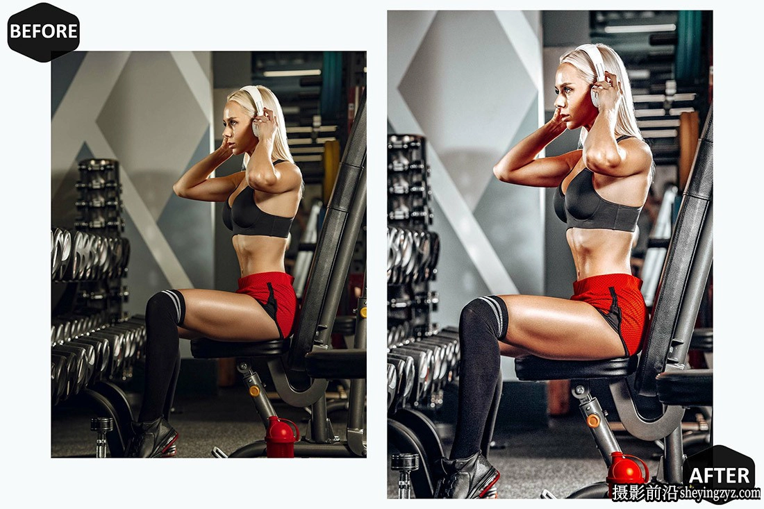 健身博主运动人像调色Lightroom预设 Shape Lightroom Presets