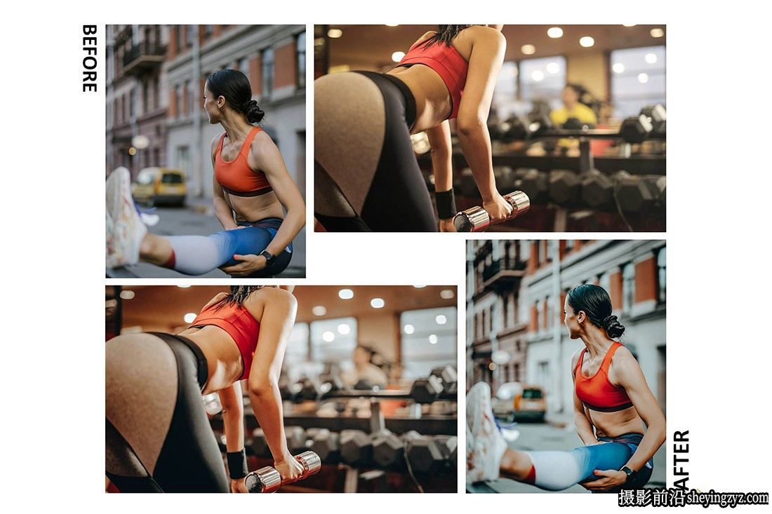 健身博主运动人像调色Lightroom预设 Shape Lightroom Presets
