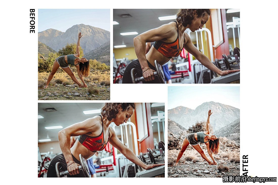 健身博主运动人像调色Lightroom预设 Shape Lightroom Presets