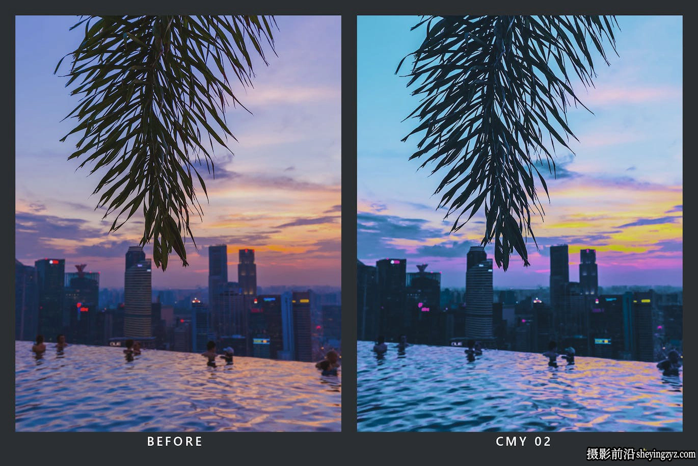 城市夜景霓虹灯蒸汽波夜景风光Lightroom预设及电影调色LUT预设
