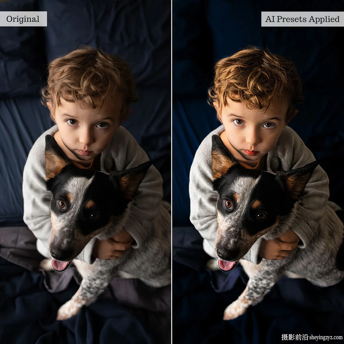 TheLuxeLens AI人工智能自适应肖像修饰LR预设Luxe Portrait AI  Presets