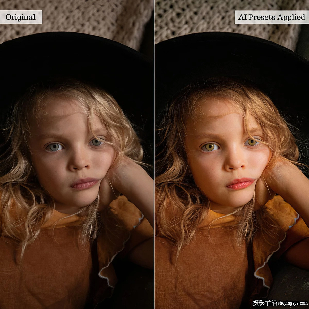TheLuxeLens AI人工智能自适应肖像修饰LR预设Luxe Portrait AI  Presets