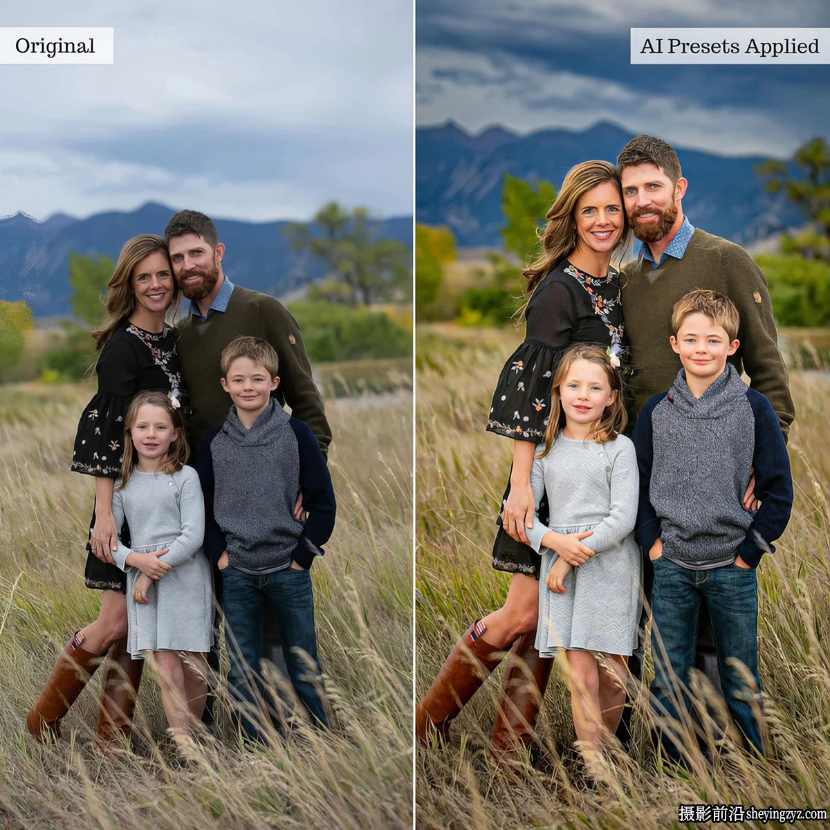 TheLuxeLens AI人工智能自适应肖像修饰LR预设Luxe Portrait AI  Presets