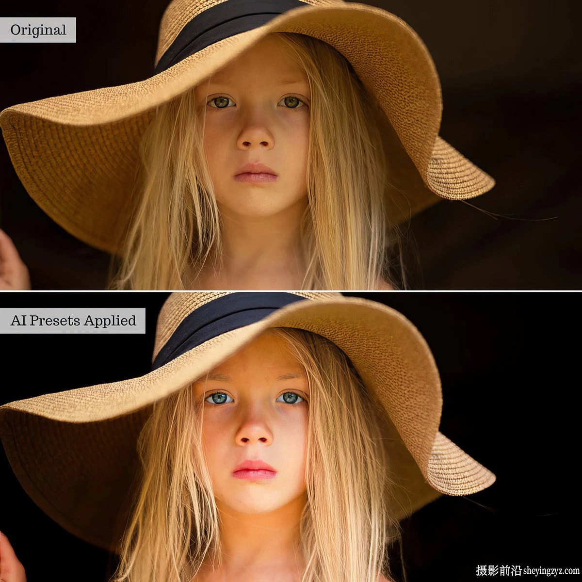 TheLuxeLens AI人工智能自适应肖像修饰LR预设Luxe Portrait AI  Presets