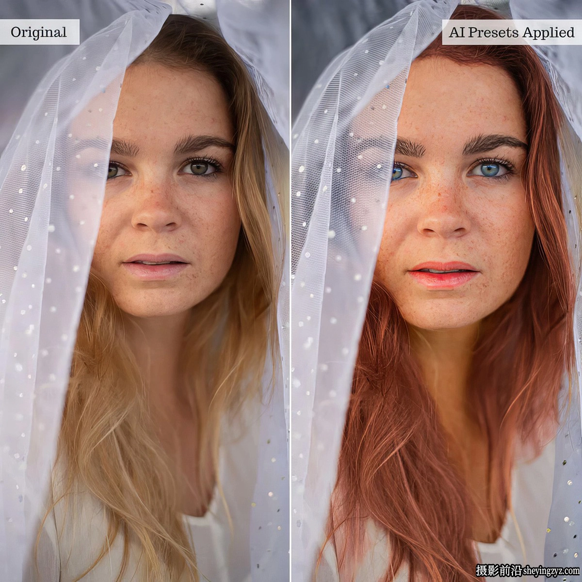 TheLuxeLens AI人工智能自适应肖像修饰LR预设Luxe Portrait AI  Presets