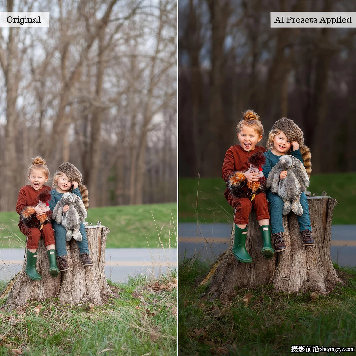 TheLuxeLens AI人工智能自适应肖像修饰LR预设Luxe Portrait AI  Presets