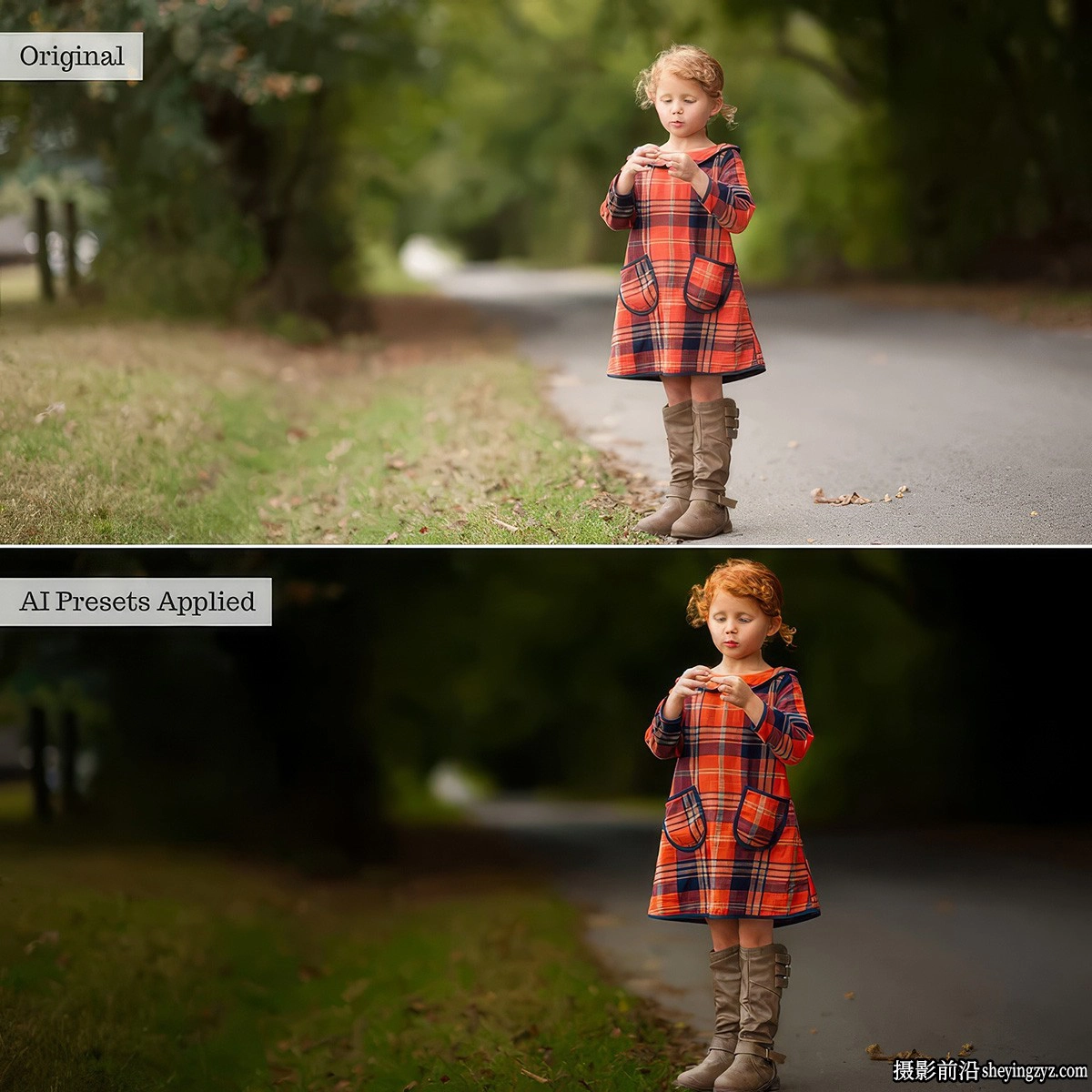 TheLuxeLens AI人工智能自适应肖像修饰LR预设Luxe Portrait AI  Presets