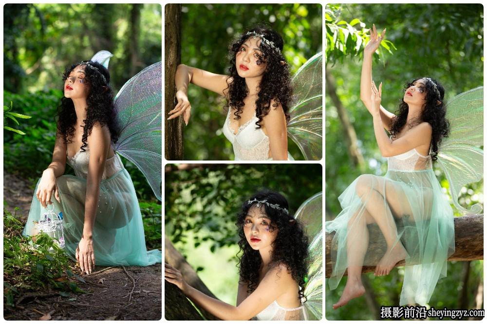 唯美森系美女摄影RAW格式原图,人像修图练习RAW素材20张