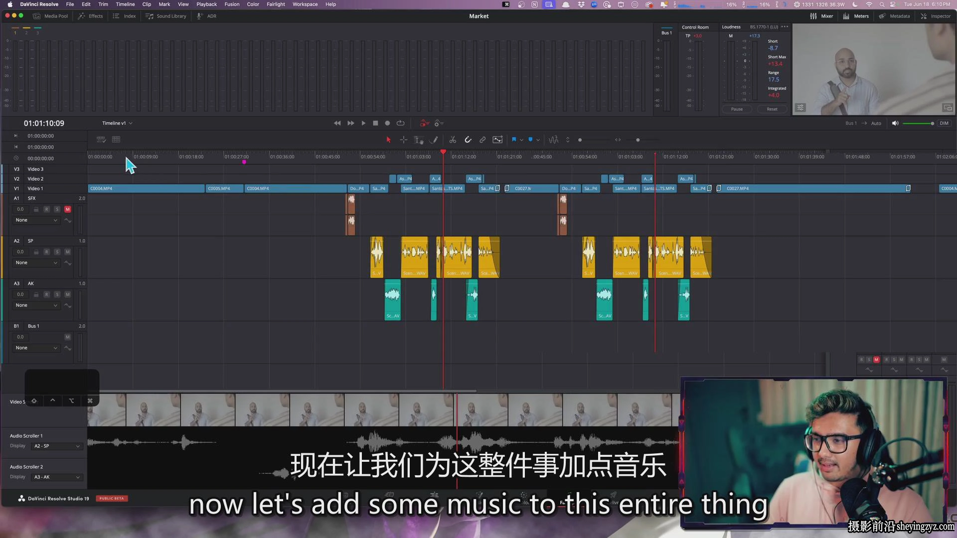Jijo Sengupta-掌握Davinci Resolve编辑.声音.VFX完整指南-中英字幕