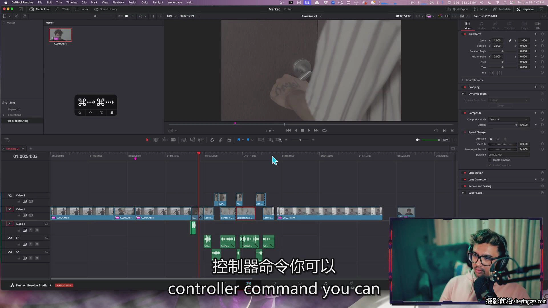 Jijo Sengupta-掌握Davinci Resolve编辑.声音.VFX完整指南-中英字幕