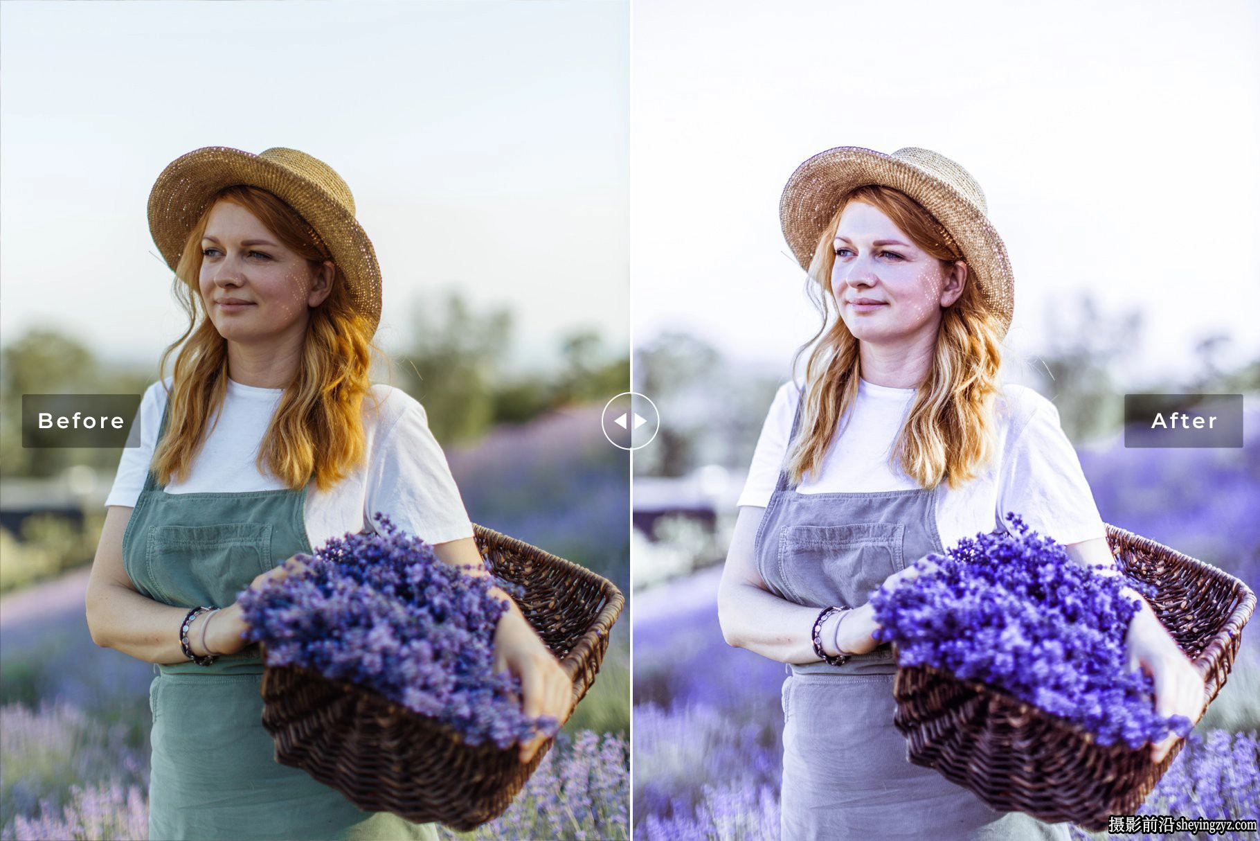 薰衣草人像色调LR预设ACR调色预设 Charoite Pro Lightroom Presets