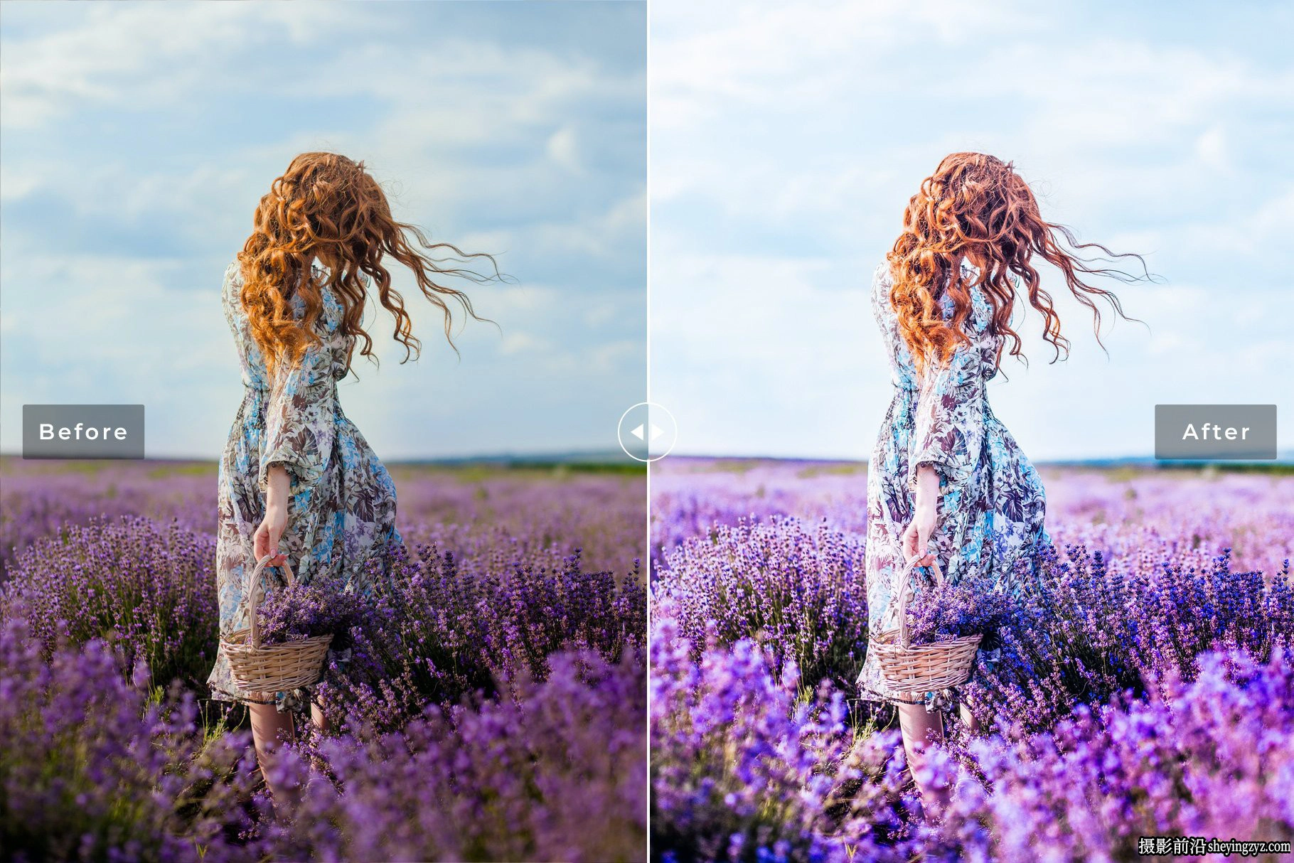 薰衣草人像色调LR预设ACR调色预设 Charoite Pro Lightroom Presets