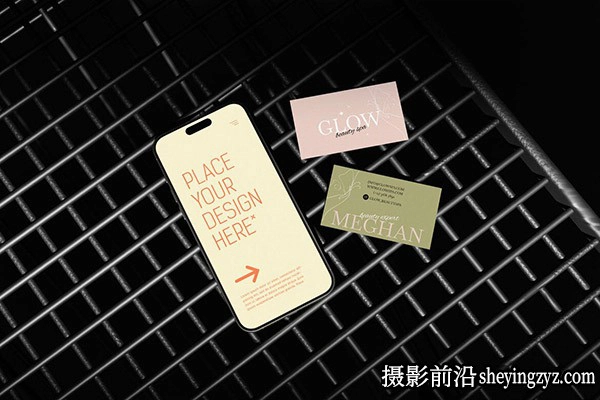 电话和名片样机,电话样机,名片样机