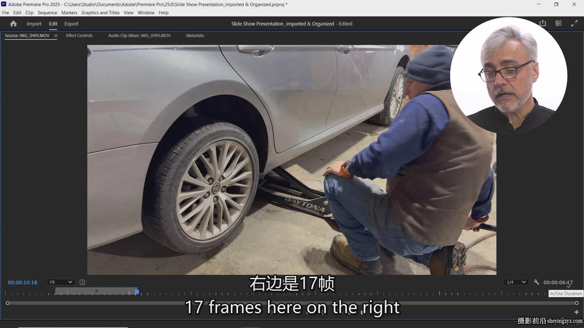 Premiere Pro– (2025)初学者视频剪辑完整指南教程-中英字幕