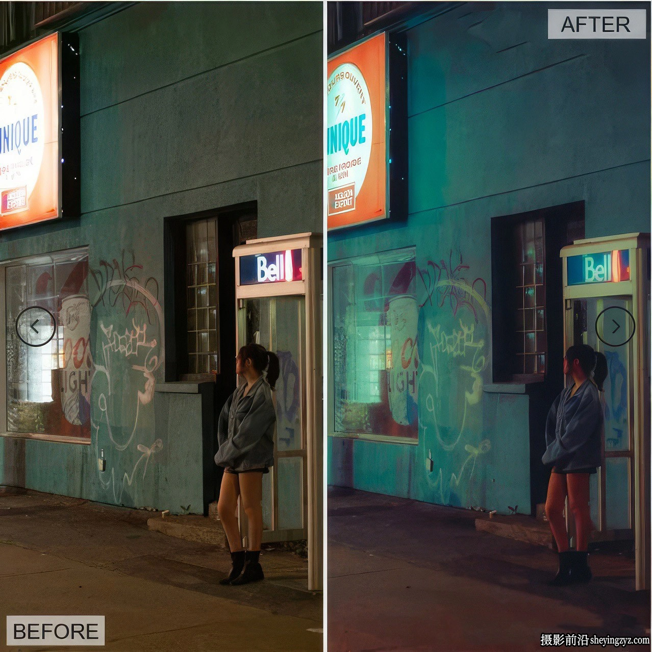 酒吧夜景城市人像后期调色LR预设ACR预设 H&amp;V Presets -Night Bar