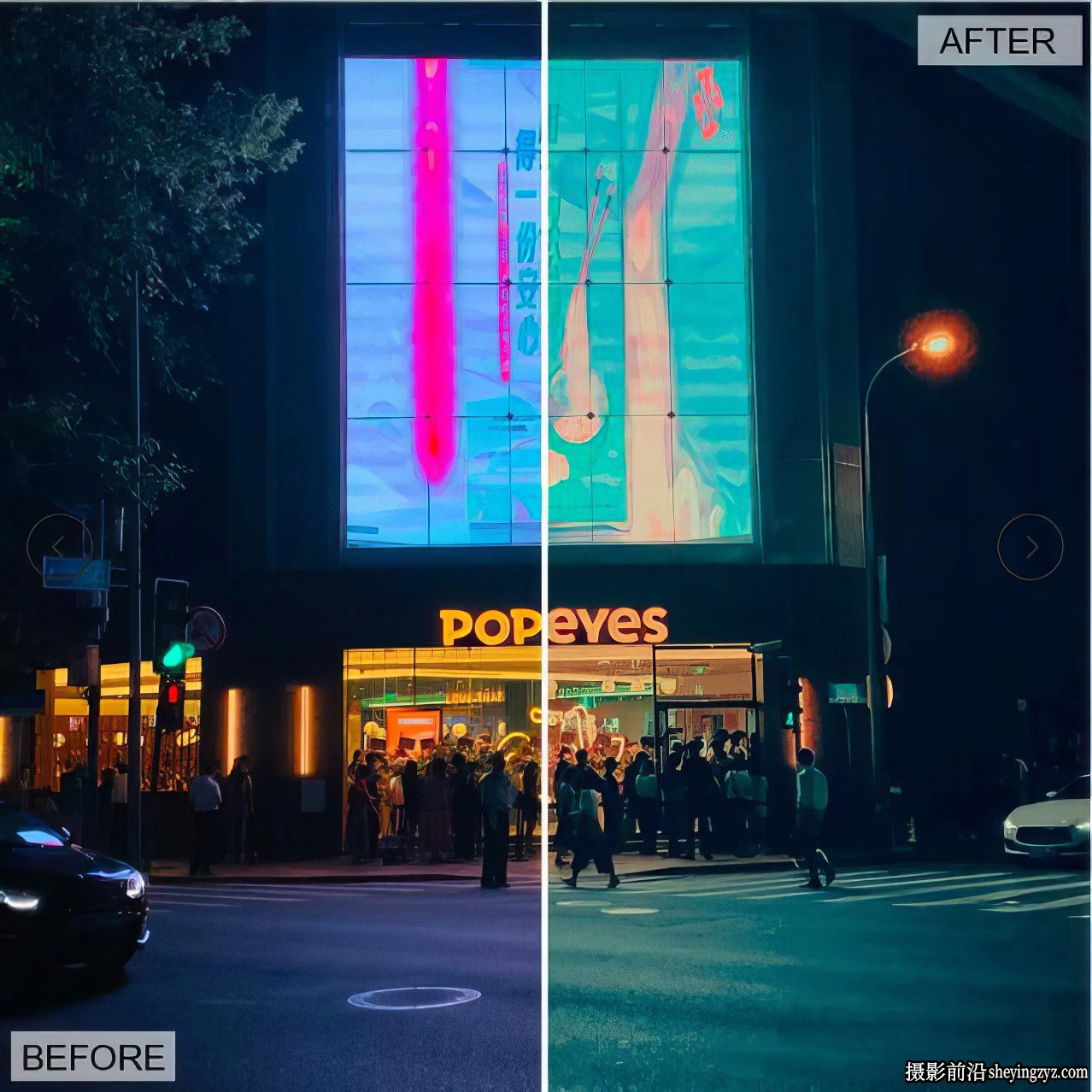 酒吧夜景城市人像后期调色LR预设ACR预设 H&amp;V Presets -Night Bar