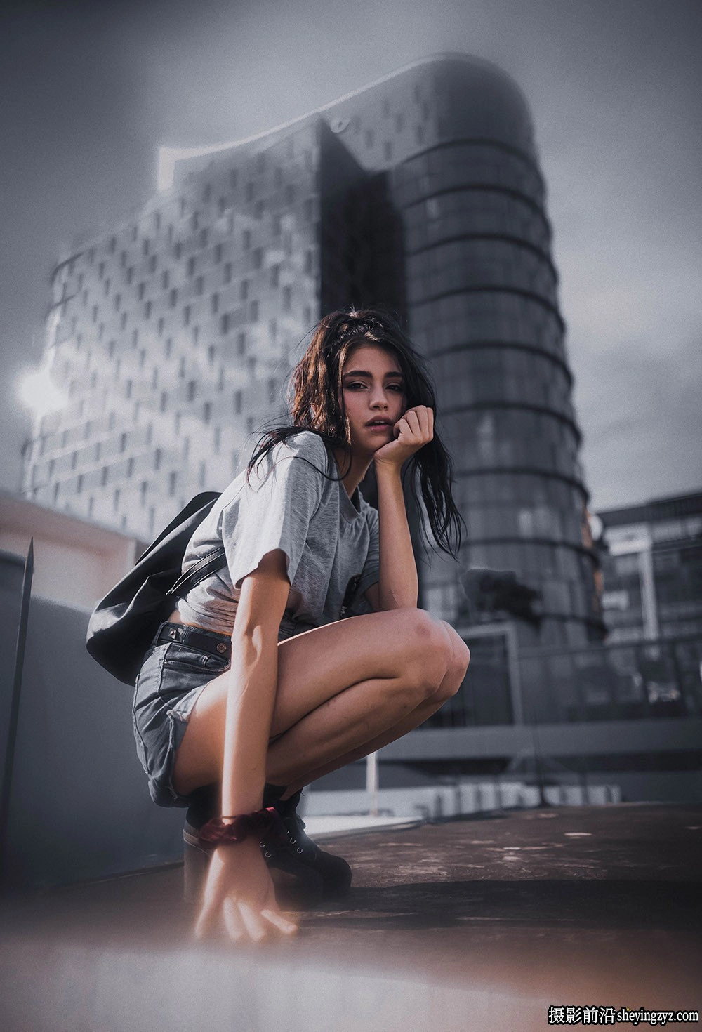 黑暗情绪质感城市街拍人像调色LR预设ACR预设 H&amp;V Presets -Black