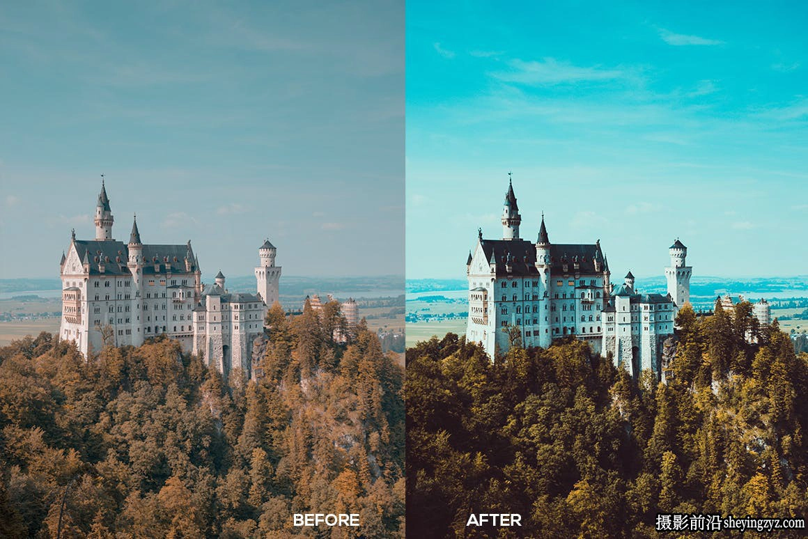 黑暗质感电影风光Lightroom预设Dark Moody Lightroom Presets