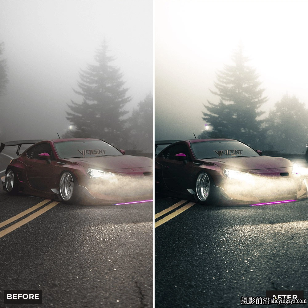 质感汽车摄影调色Lightroom预设 Presetsh Astro Lightroom Presets