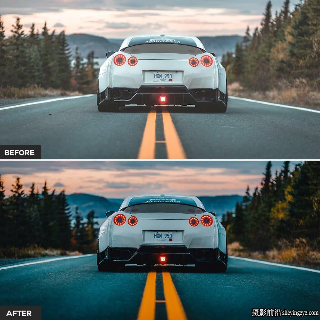 质感汽车摄影调色Lightroom预设 Presetsh Astro Lightroom Presets