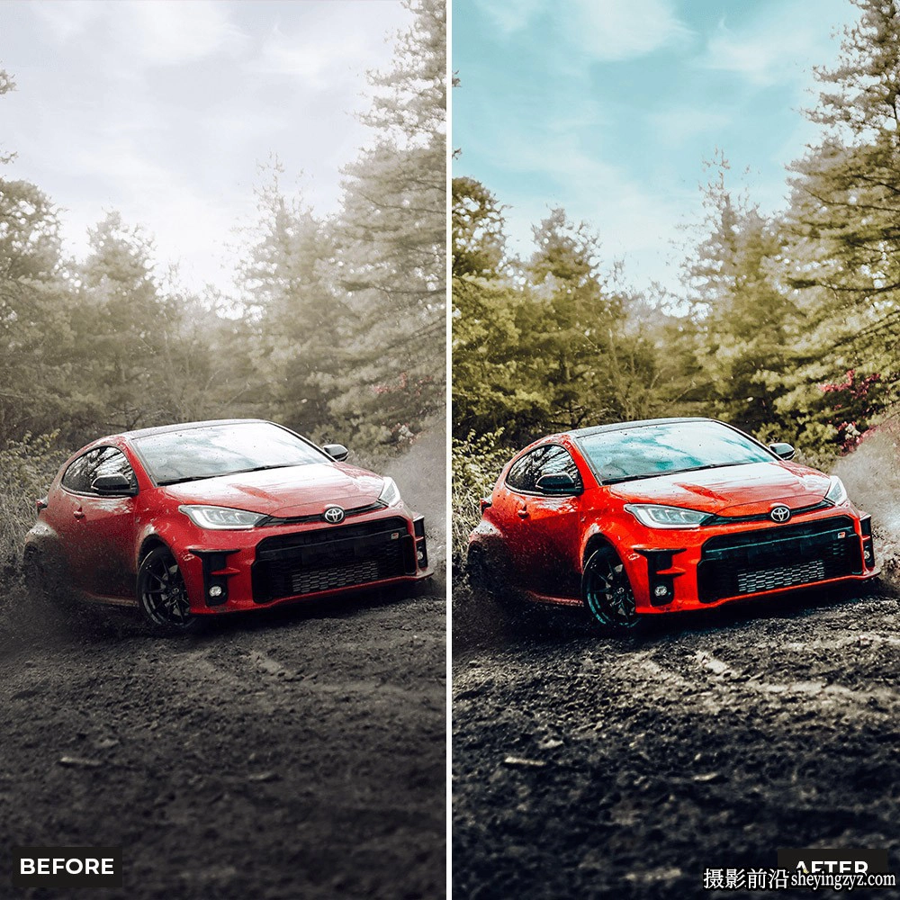 质感汽车摄影调色Lightroom预设 Presetsh Astro Lightroom Presets