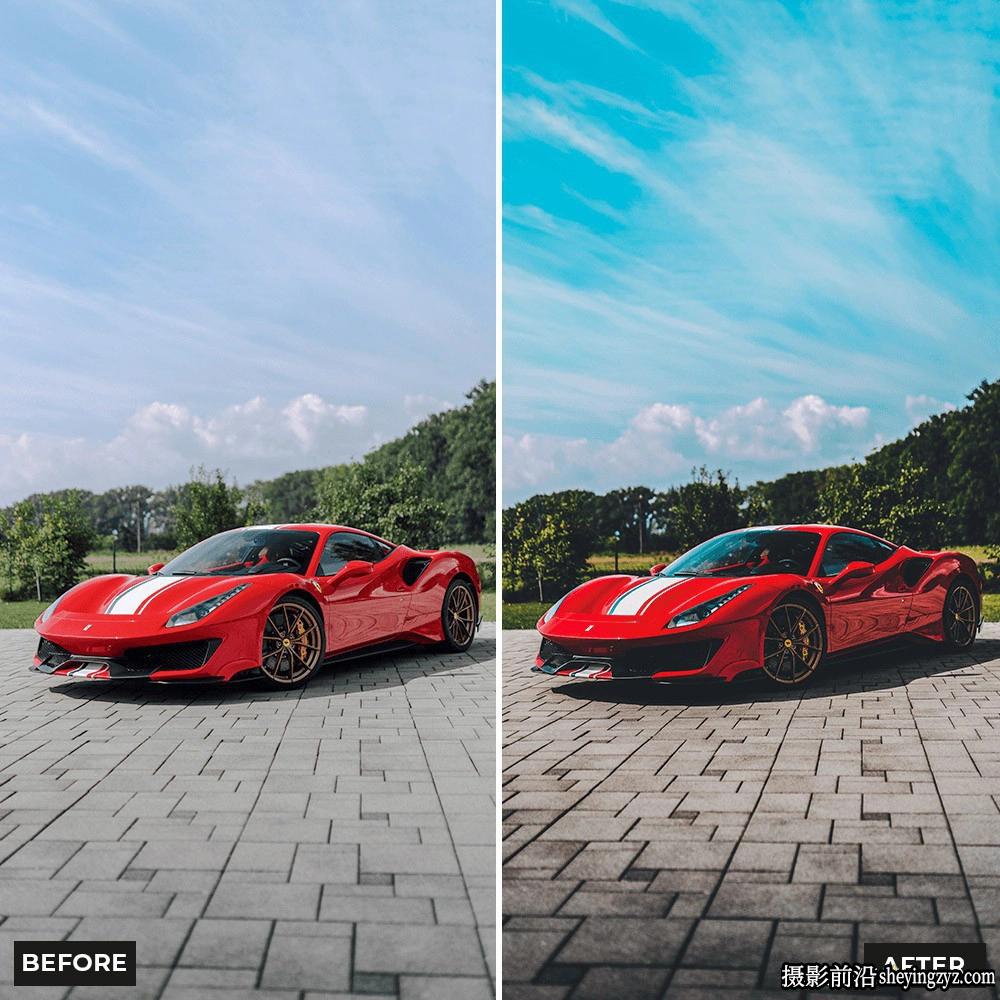 质感汽车摄影调色Lightroom预设 Presetsh Astro Lightroom Presets