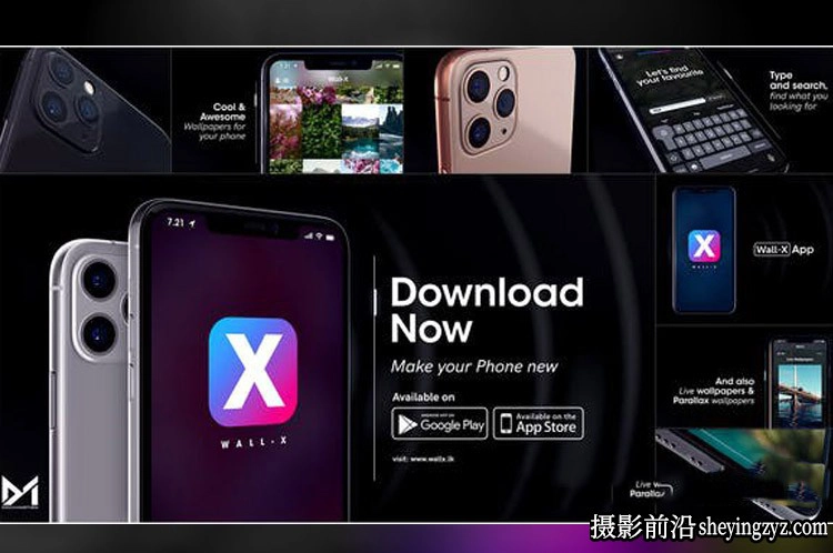 AE模板-iPhone手机应用APP片头模板 App Promo