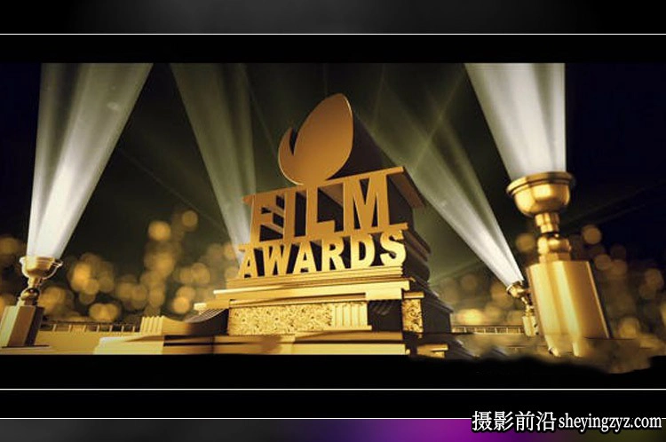 AE模板-颁奖典礼探照灯Logo动画 Awards Logo