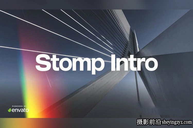 AE模板- 文字图片快闪片头模板 Abberation Stomp Intro