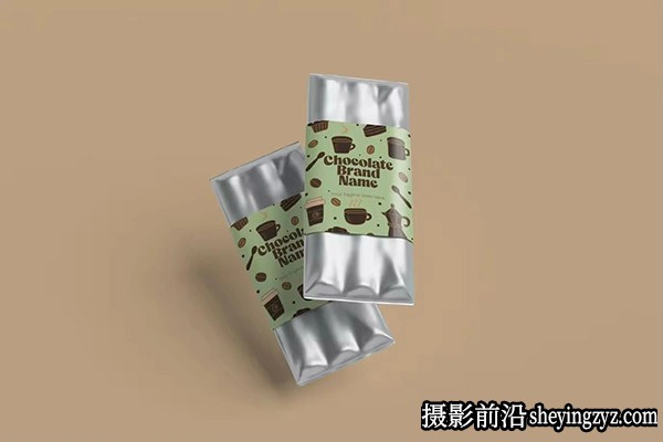 巧克力零食包装设计免费样机模型
