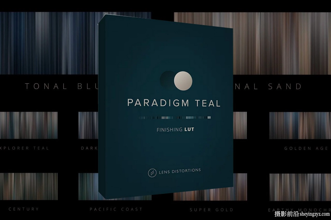 电影级LUT预设 Lens Distortions - PARADIGM TEAL Cinematic LUTs