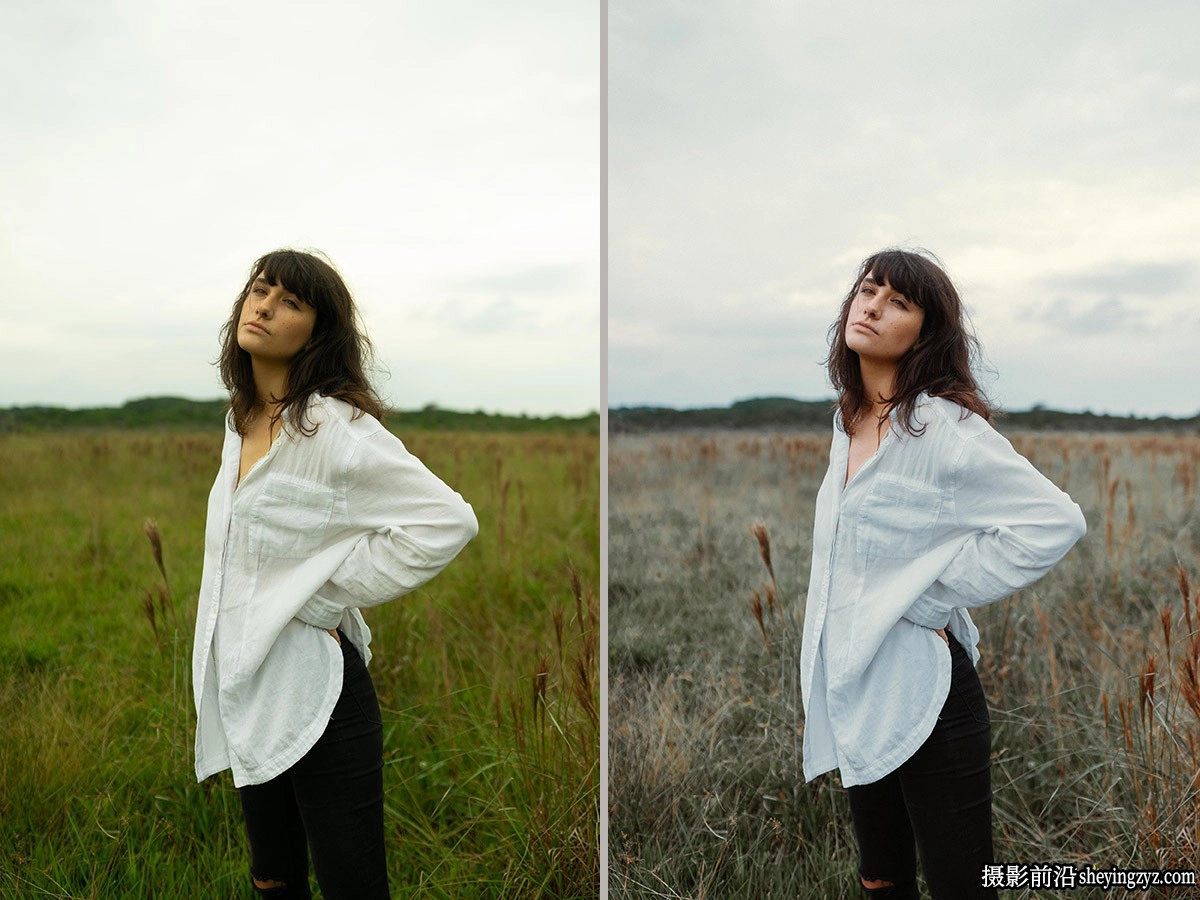情绪电影人像Lightroom预设ACR预设 Rafael Lange Ophelia Preset