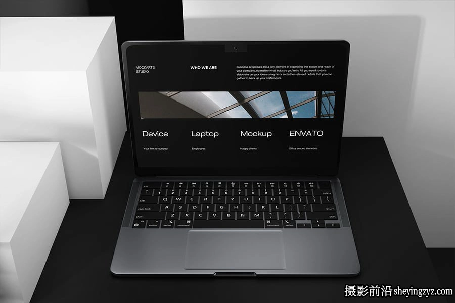 笔记本电脑样机产品展示模型