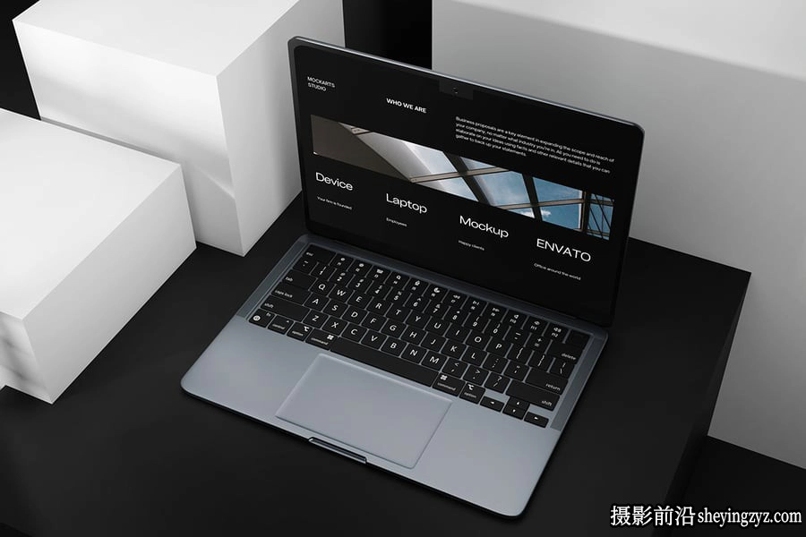 笔记本电脑样机产品展示模型