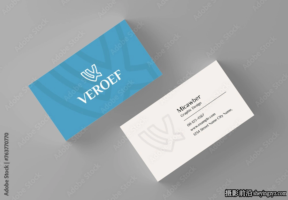 名片排版布局设计InDesign模板素材