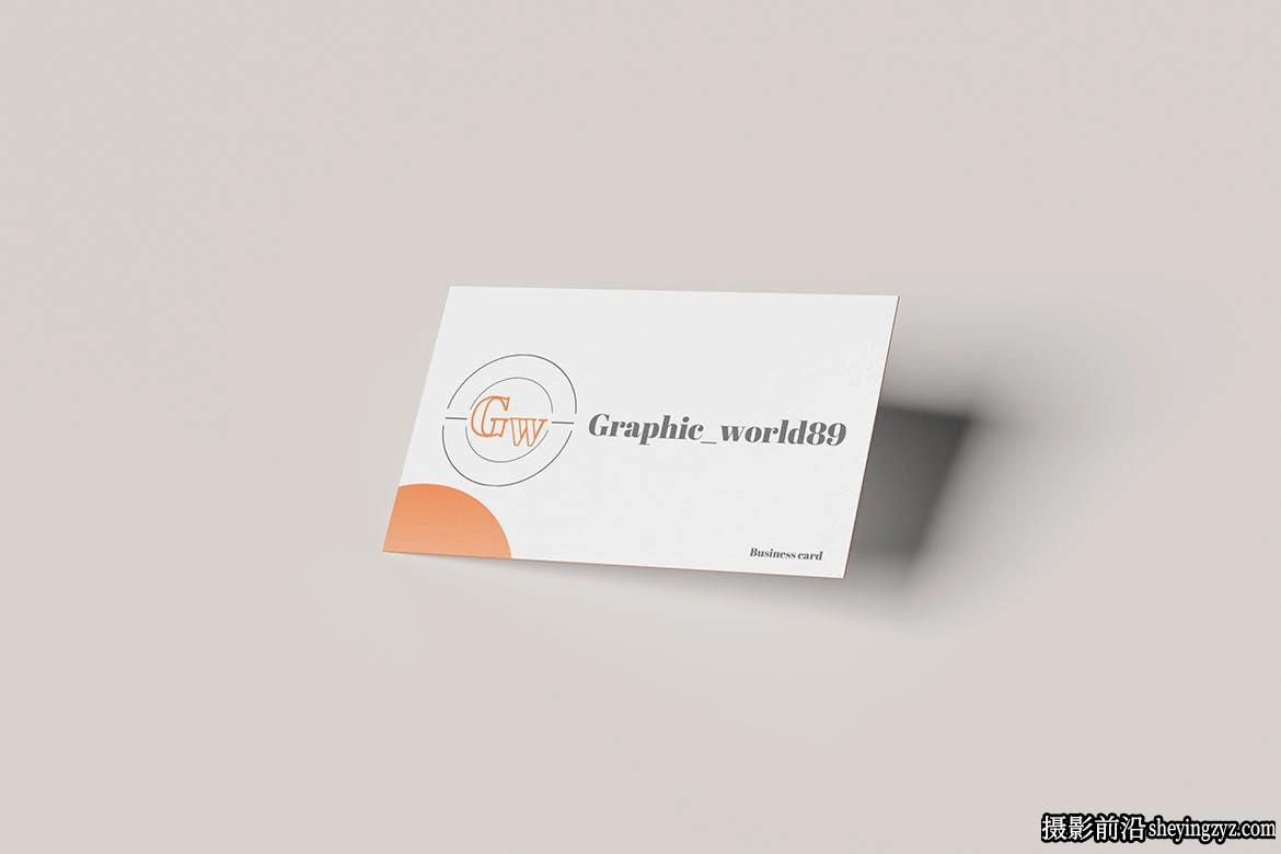 高端高品质的名片设计VI样机